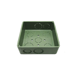 Mostrar detalles de CAJA PVC 4" VERDE CON TAPA Imagen de CAJA PVC 4" VERDE CON TAPA
