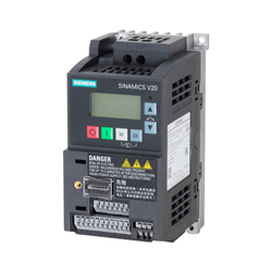 Mostrar detalles de VARIADOR SINAMICS V20 ENTRADA MONOFASICA 220V AC 0.37KW, 1/2 HP SIEMENS Imagen de VARIADOR SINAMICS V20 ENTRADA MONOFASICA 220V AC 0.37KW, 1/2 HP SIEMENS
