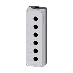 Mostrar detalles de CAJA PARA BOTONERA DE MANDO 22MM DE METAL GRIS 6 PUNTOS DE MANDO Imagen de CAJA PARA BOTONERA DE MANDO 22MM DE METAL GRIS 6 PUNTOS DE MANDO