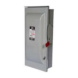 Mostrar detalles de INTERRUPTOR DE SEGURIDAD 3 X 100A 240V NEMA 3R S/PORTA FUSIBLE Imagen de INTERRUPTOR DE SEGURIDAD 3 X 100A 240V NEMA 3R S/PORTA FUSIBLE