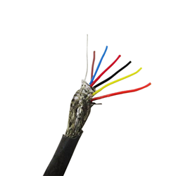 Imagen de CABLE BLINDADO CONTROL 6 X 24AWG MALLA TRENZADA+HILO DREN VIAKON