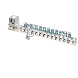 Mostrar detalles de BARRA TIERRA/NEUTRO P/CENTROS DE CARGA TIPO S 12 TERMILANES  CON ZAPATA Imagen de BARRA TIERRA/NEUTRO P/CENTROS DE CARGA TIPO S 12 TERMILANES  CON ZAPATA