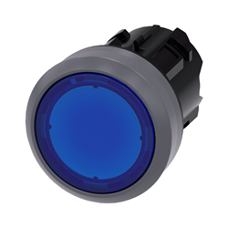 Mostrar detalles de BOTON PULSADOR ILUMINADO AZUL 22MM PLASTICO ANILLO METALICO Imagen de BOTON PULSADOR ILUMINADO AZUL 22MM PLASTICO ANILLO METALICO