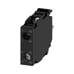 Mostrar detalles de MODULO DE CONTACTOS FIJACION PLACA FRONTAL 1NA+1NC Imagen de MODULO DE CONTACTOS FIJACION PLACA FRONTAL 1NA+1NC