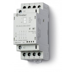 Mostrar detalles de CONTACTOR MODULAR (120V AC/DC) 25A 4NA 22.34.0.120.4340 Imagen de CONTACTOR MODULAR (120V AC/DC) 25A 4NA 22.34.0.120.4340