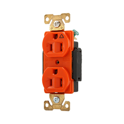 Imagen de CONTACTO DUPLEX NARANJA 15 A 125 V  IG5262RN