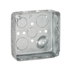 Mostrar detalles de CAJA 4" X 4" KNOCKOUTS 1/2 Y 3/4 RACO Imagen de CAJA 4" X 4" KNOCKOUTS 1/2 Y 3/4 RACO