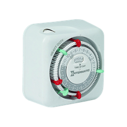 Mostrar detalles de INTERRUPTOR HORARIO MECANICO ENCHUFABLE 125V 15A 6 MANIOBRAS INTERMATIC Imagen de INTERRUPTOR HORARIO MECANICO ENCHUFABLE 125V 15A 6 MANIOBRAS INTERMATIC