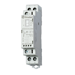 Mostrar detalles de CONTACTOR MODULAR (24V AC/DC) 25A 2NA 22.32.0.024.4340 Imagen de CONTACTOR MODULAR (24V AC/DC) 25A 2NA 22.32.0.024.4340