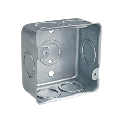 Mostrar detalles de CAJA CUADRADA 3" X 3" METALICA CAL.24 Imagen de CAJA CUADRADA 3" X 3" METALICA CAL.24