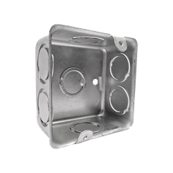 Mostrar detalles de CAJA CUADRADA 4" X 4" METALICA CAL.24 Imagen de CAJA CUADRADA 4" X 4" METALICA CAL.24