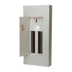 Mostrar detalles de CAJA E INTERIOR PARA CENTRO DE CARGA DE 42 POLOS, ZAPATAS PRINCIPALES 200 A, 240/120V~,3F-4H, 10 KA Imagen de CAJA E INTERIOR PARA CENTRO DE CARGA DE 42 POLOS, ZAPATAS PRINCIPALES 200 A, 240/120V~,3F-4H, 10 KA