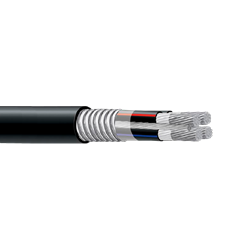 Imagen de CABLE ALUMINIO MULTICONDUCTOR S8000 3C 6 AWG +1TF 6 MC-LS CUBIERTA PVC 600 V