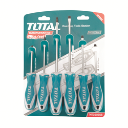 Mostrar detalles de JUEGO DE DESARMADORES 6 PZAS THT250606 TOTAL IUSA Imagen de JUEGO DE DESARMADORES 6 PZAS THT250606 TOTAL IUSA