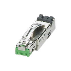 Mostrar detalles de CONECTOR ENCHUFABLE RJ45  METALICO 1421126 Imagen de CONECTOR ENCHUFABLE RJ45  METALICO 1421126