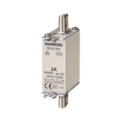Mostrar detalles de FUSIBLE NH 3NA3 817 40 AMP TAMAÑO 00 Imagen de FUSIBLE NH 3NA3 817 40 AMP TAMAÑO 00