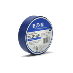 Mostrar detalles de CINTA AISLANTE COLOR AZUL 19MM X 18M EATON Imagen de CINTA AISLANTE COLOR AZUL 19MM X 18M EATON
