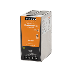 Mostrar detalles de FUENTE DE ALIMENTACION 10A ENTRADA 3F 400-500V AC SALIDA 24V DC PRO ECO3 WEIDMULLER Imagen de FUENTE DE ALIMENTACION 10A ENTRADA 3F 400-500V AC SALIDA 24V DC PRO ECO3 WEIDMULLER
