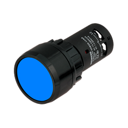 Mostrar detalles de BOTON PULSADOR AZUL 22MM 1NA+1NC PLASTICO Imagen de BOTON PULSADOR AZUL 22MM 1NA+1NC PLASTICO