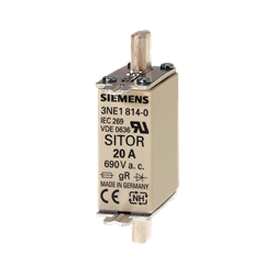 Mostrar detalles de CARTUCHO FUSIBLE SITOR NH000 80A 690V AC, 250V DC Imagen de CARTUCHO FUSIBLE SITOR NH000 80A 690V AC, 250V DC