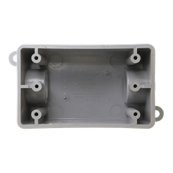 Mostrar detalles de CAJA FCS 1/2 RECTANGULAR PVC CED40/PLASTICO GRIS UL FSC05 9037254 Imagen de CAJA FCS 1/2 RECTANGULAR PVC CED40/PLASTICO GRIS UL FSC05 9037254