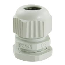 Imagen de CONECTOR GLANDULA 1/2 PG 13.5 IP 68 COLOR GRIS RAL 7001, INCLUYE TUERCA