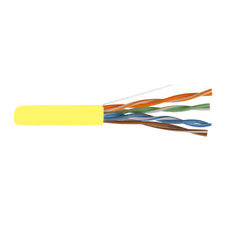 Imagen de CABLE UTP CATEGORIA 6E CON CERTIFICACIÓN UL COLOR AMARILLO