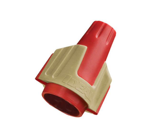 Imagen de CAPUCHON ROJO/BEIGE CAL. 22 A 8 AWG 600V UL IDEAL CAJA 50 PZS.