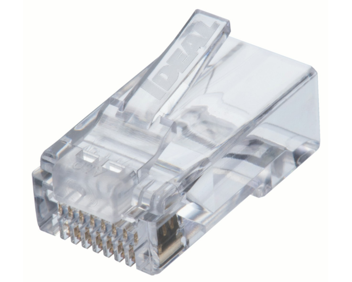 Imagen de CONECTOR PLUG RJ-45 CAT6 8P8C BLISTER 50 PZS. IDEAL