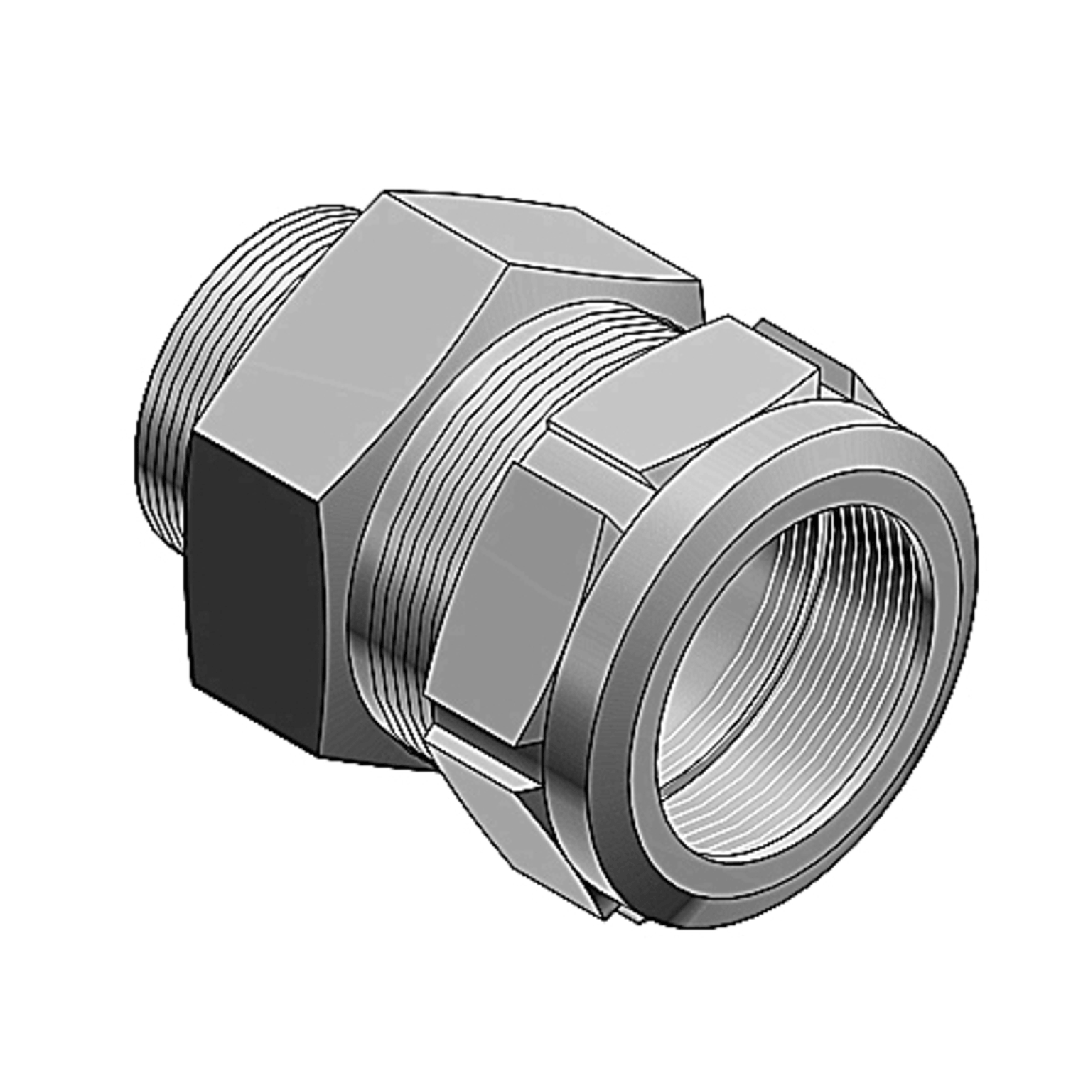 Imagen de CONECTOR ALUMINIO TECK TC 3/4" DIAMETRO CHAQUETA 1.025"-1.205" (26.035--30.607MM) T&B