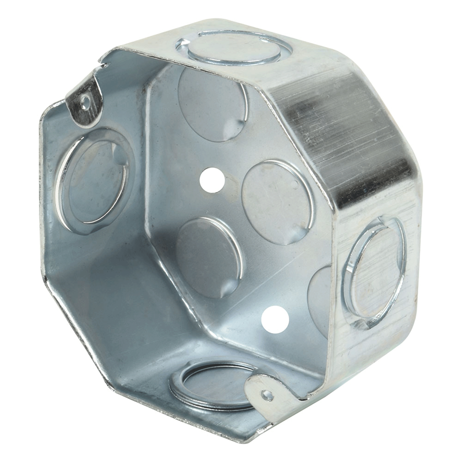 Imagen de CAJA OCTAGONAL 4" X 4" REFORZADA METALICA GALVANIZADA IGESA