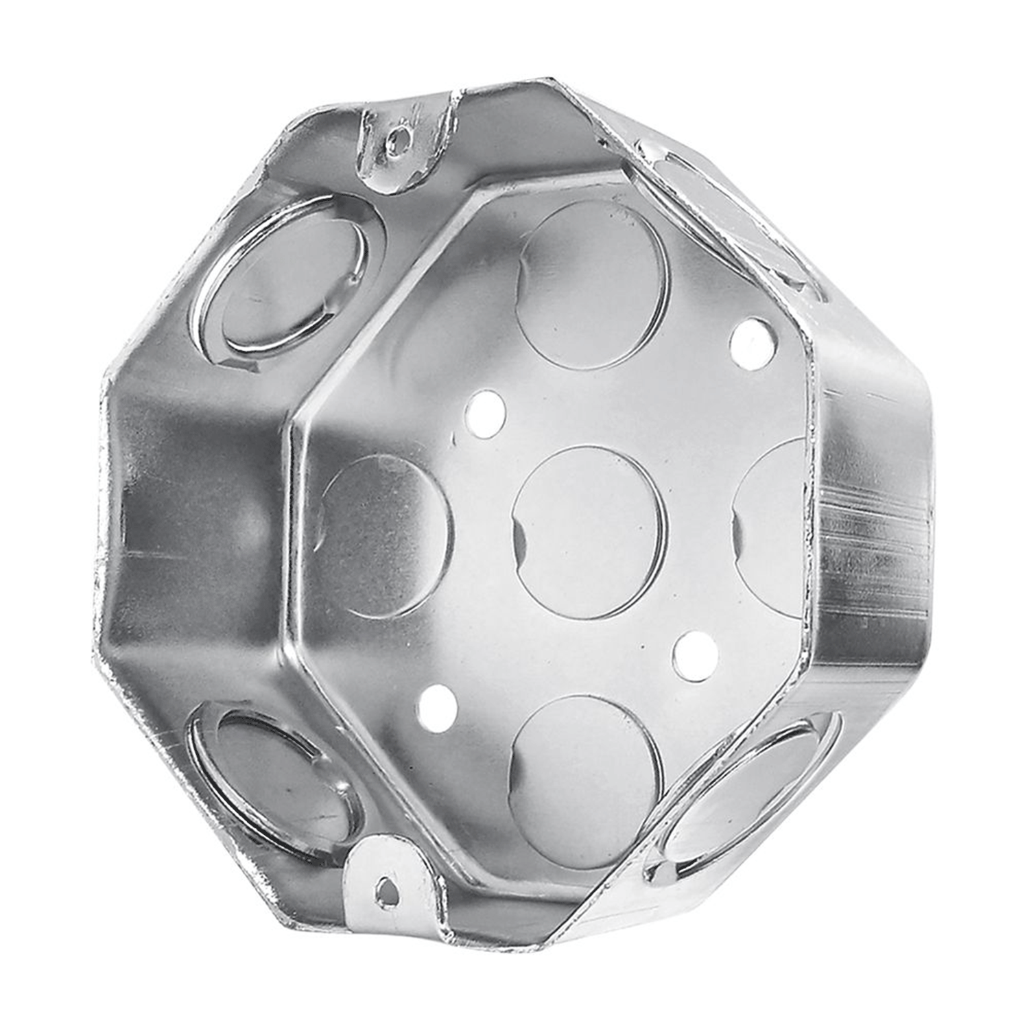 Imagen de CAJA OCTAGONAL 3" X 3" REFORZADA METALICA GALVANIZADA IGESA