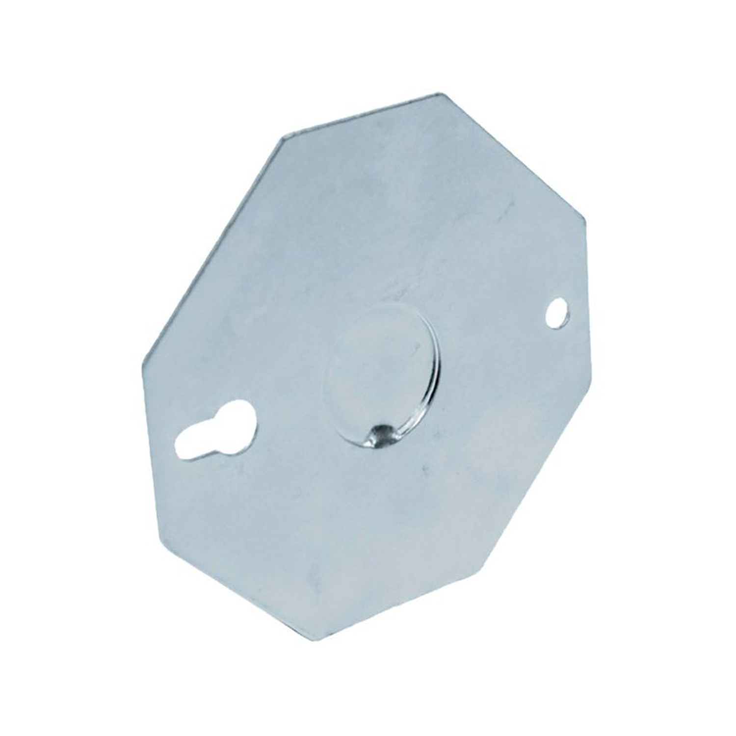 Imagen de TAPA OCTAGONAL 4" X 4" REFORZADA METALICA GALVANIZADA IGESA