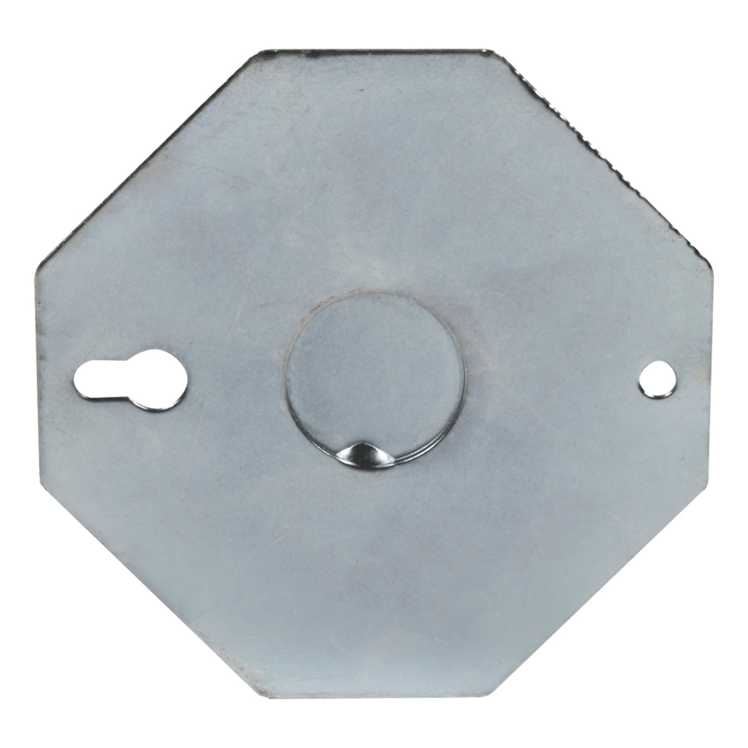 Imagen de TAPA OCTAGONAL 3" X 3" REFORZADA METALICA GALVANIZADA IGESA