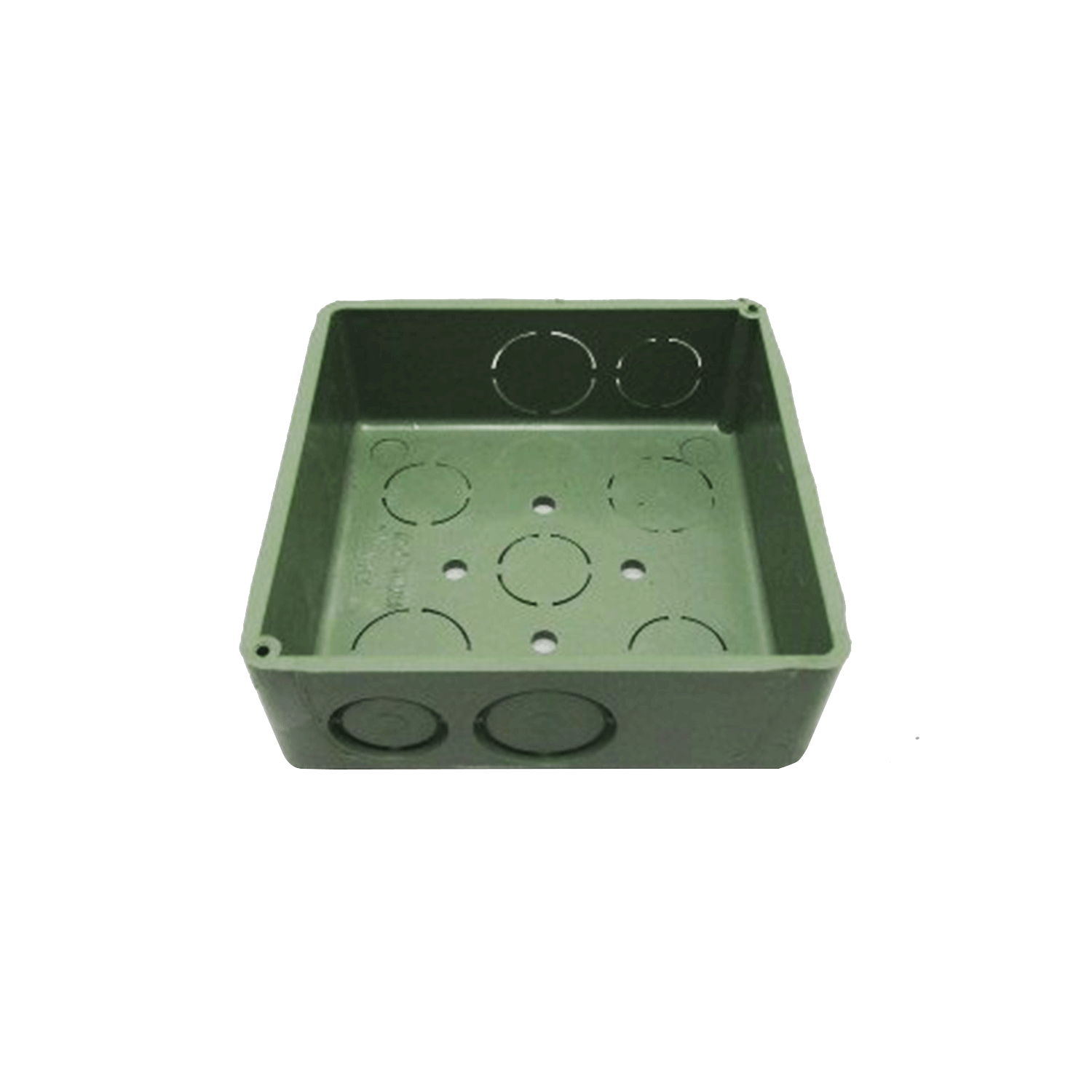 Imagen de CAJA PVC 4" VERDE CON TAPA