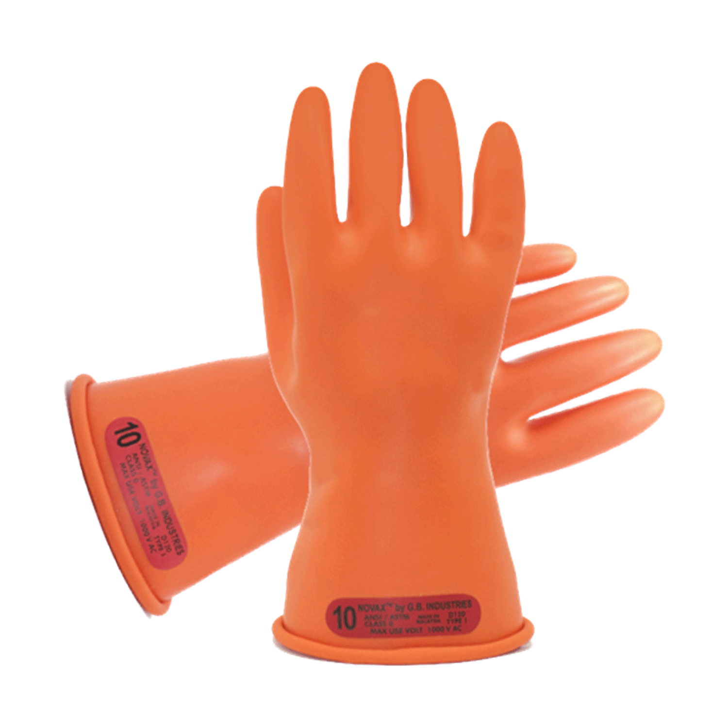 Imagen de GUANTES DIELECTRICOS CLASE 0 1000V LARGO 14" TALLA 11 NOVAX