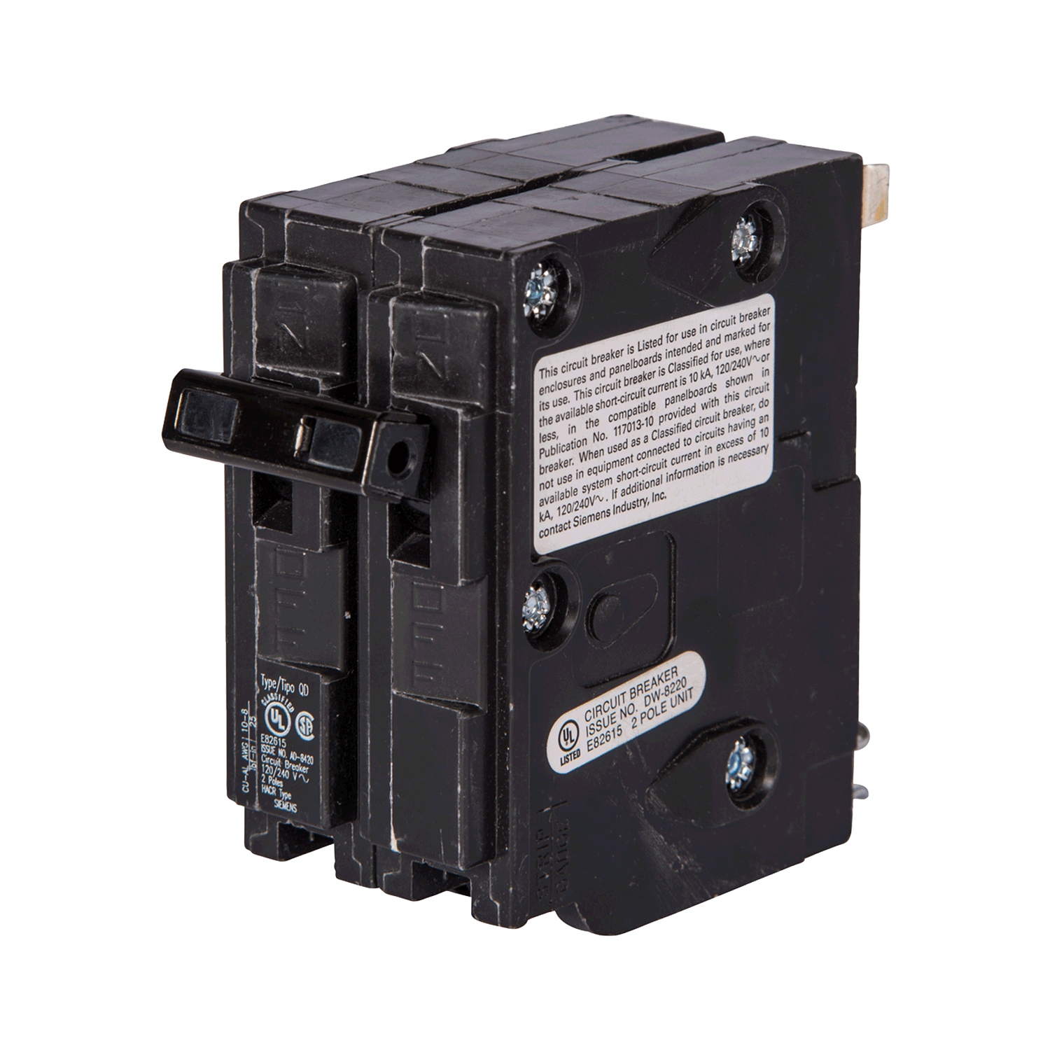 Imagen de PASTILLA INTERRUPTOR QD 2X20A 10KA 120/240V