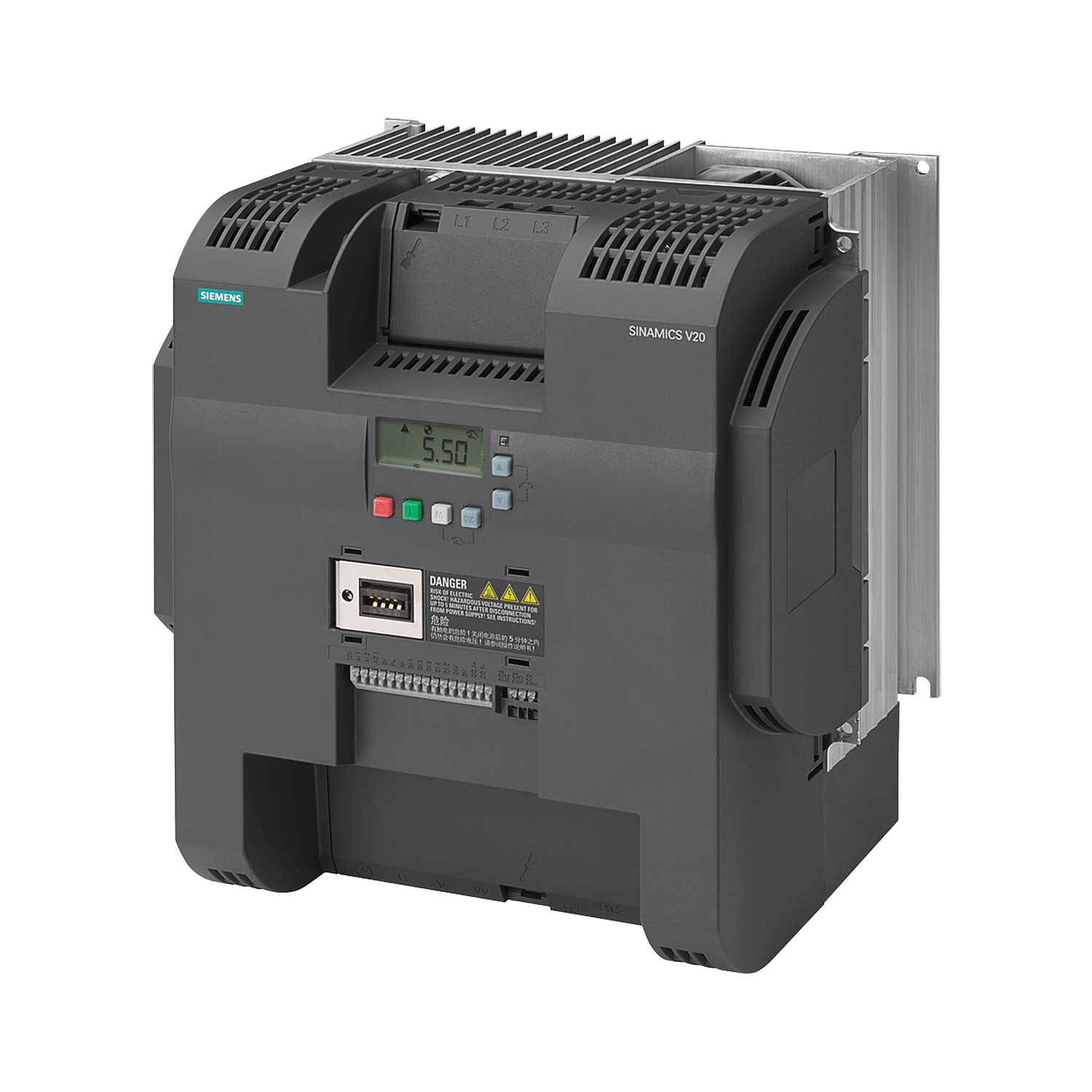 Imagen de VARIADOR SINAMICS V20 ENTRADA TRIFASICA 440V AC 22 KW 30 HP SIEMENS