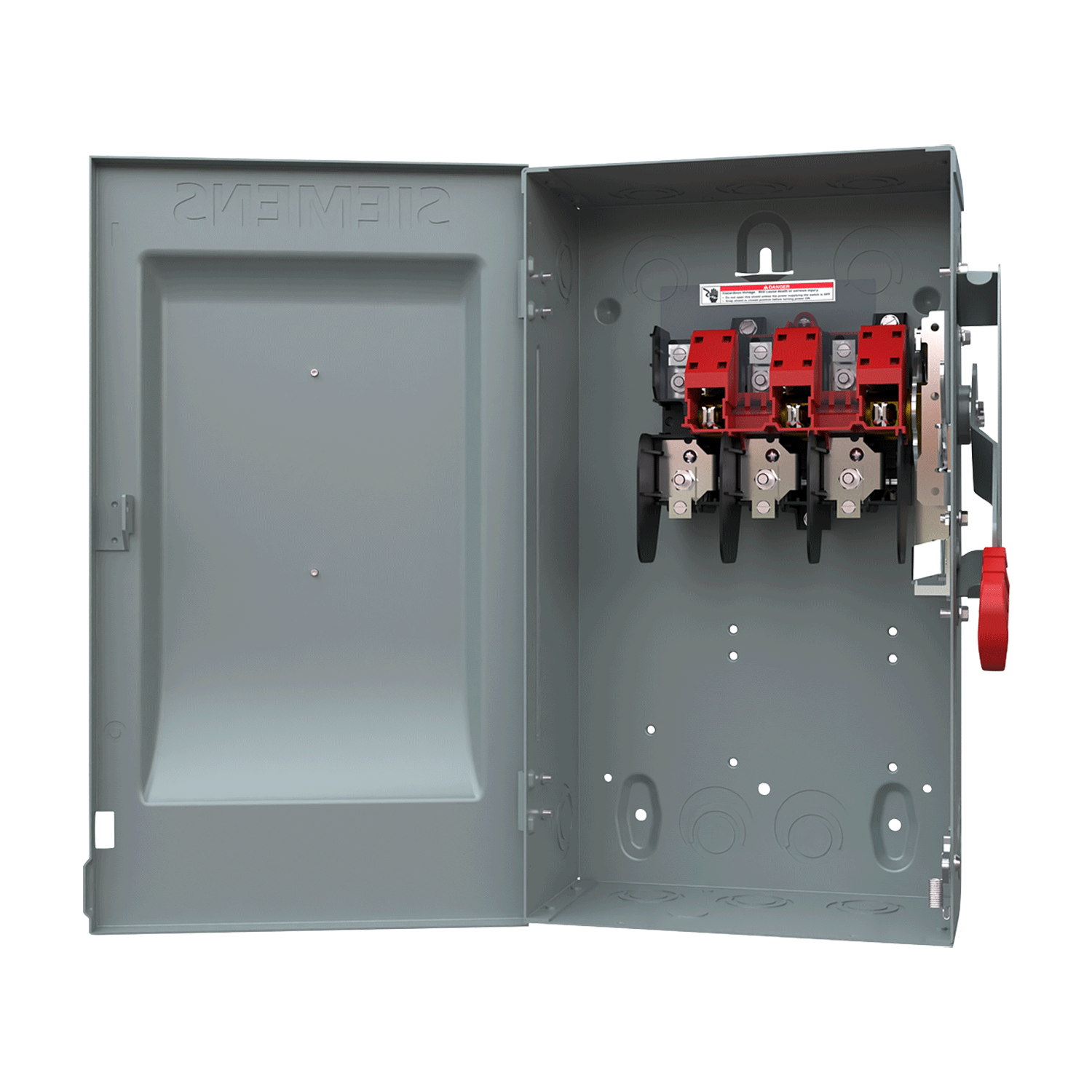 Imagen de INTERRUPTOR DE SEGURIDAD 3 X 30A 600V NEMA 1 S/PORTA FUSIBLE