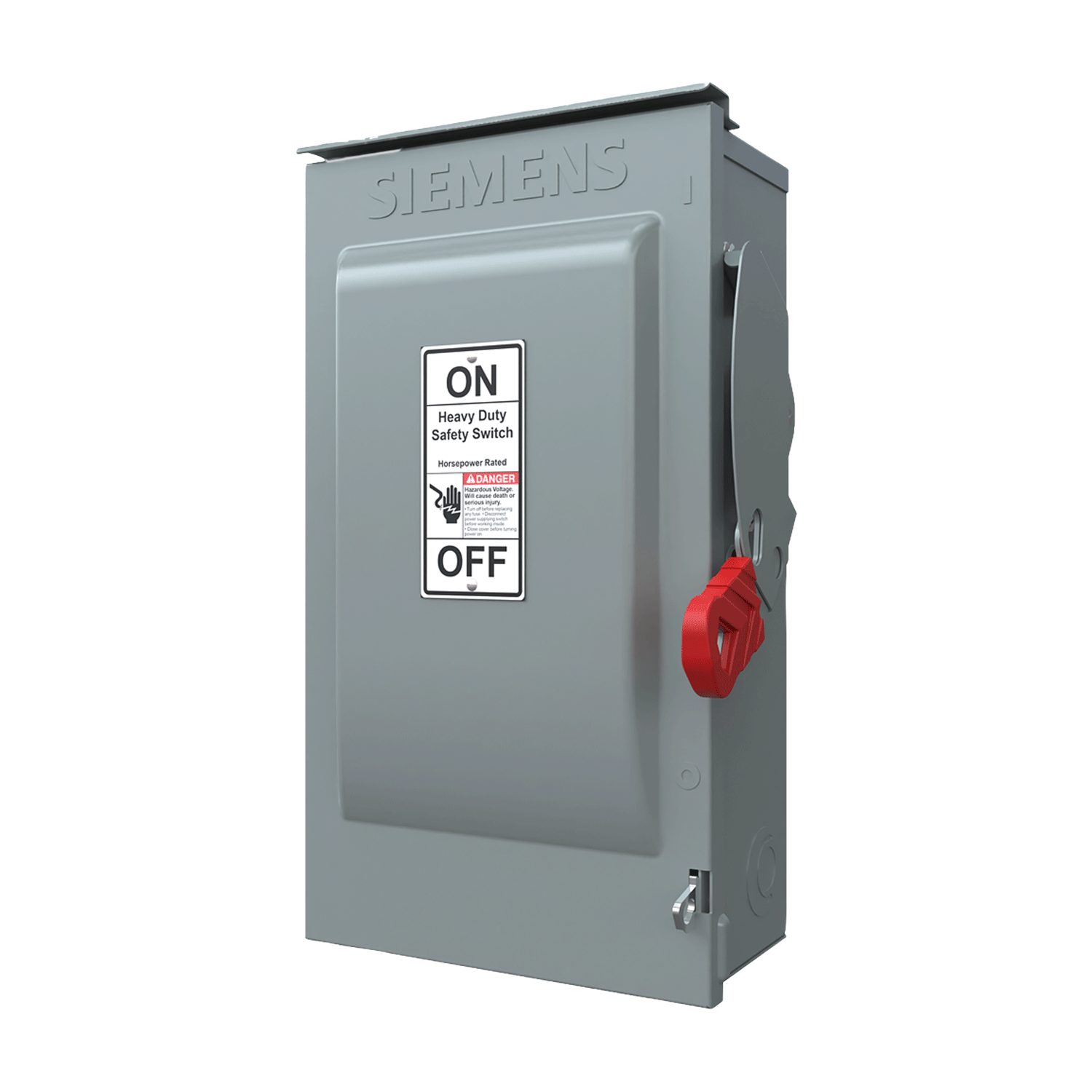 Imagen de INTERRUPTOR DE SEGURIDAD 3 X 60A 600V NEMA 1 S/PORTA FUSIBLE