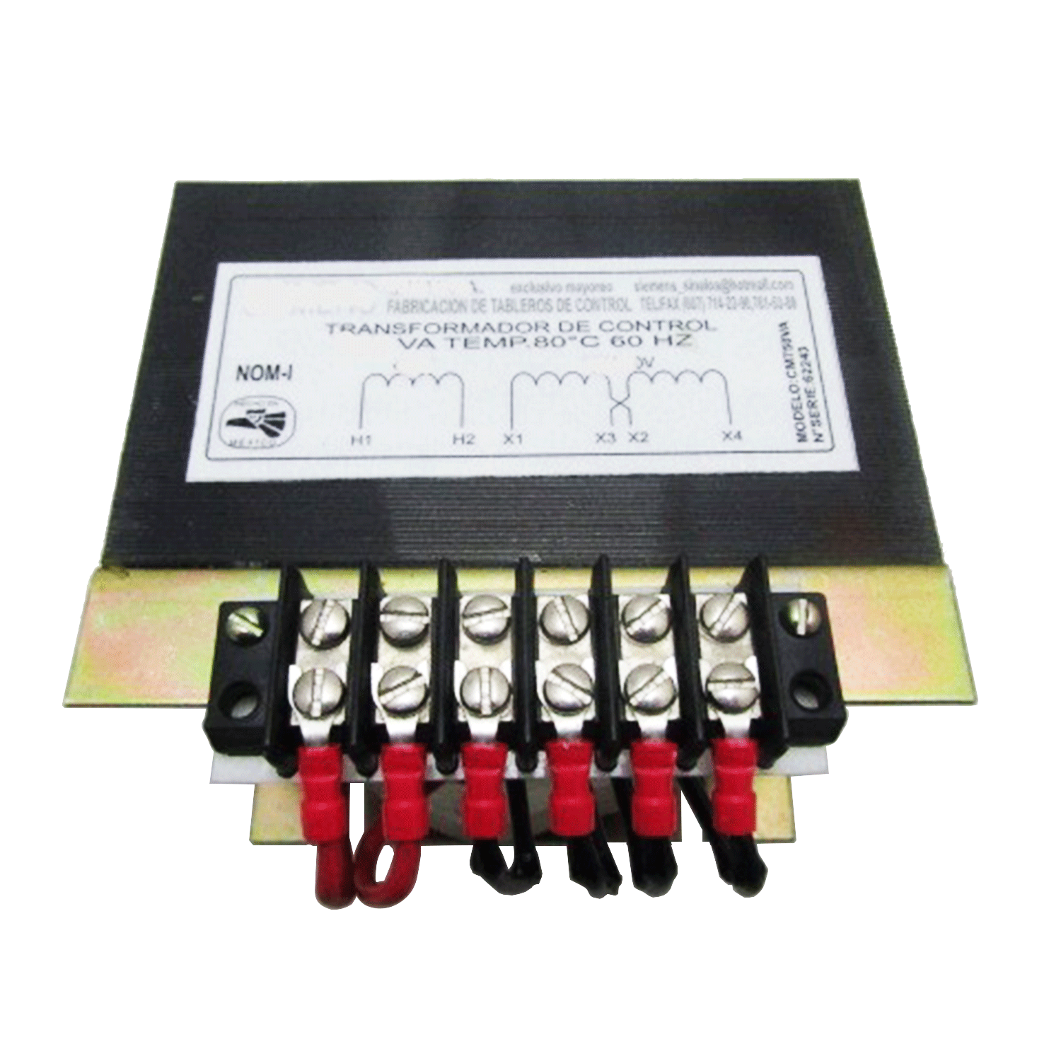 Imagen de TRANSFORMADOR DE CONTROL 300 VA 440-220/110 V