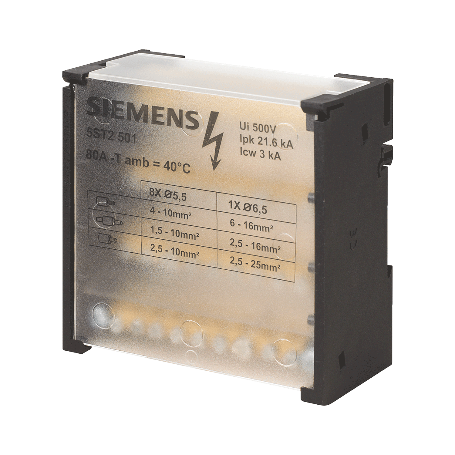 Imagen de BLOQUE DE DISTRIBUCION 80 A 500V