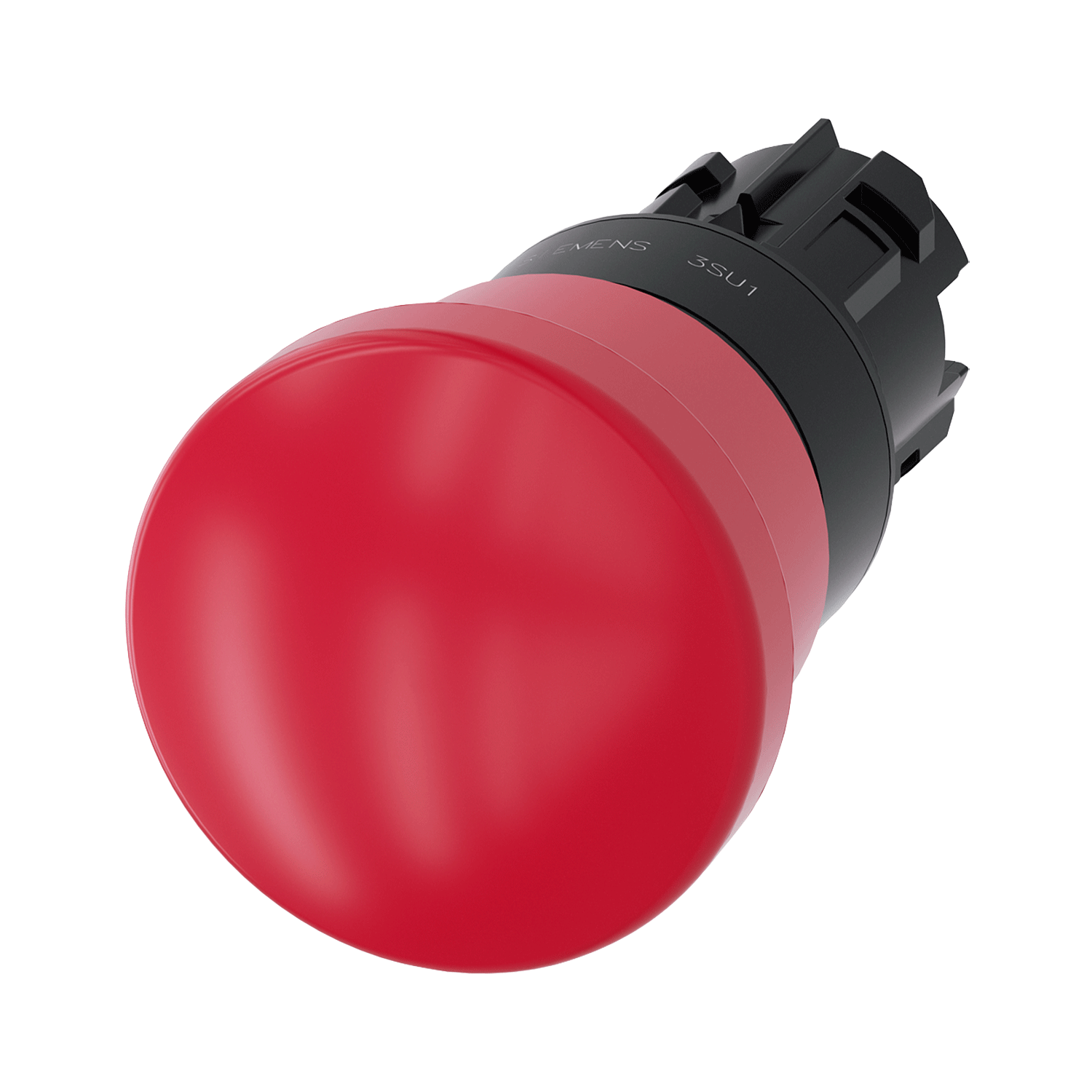 Imagen de BOTON HONGO ROJO 22MM PLASTICO CON RETENCION