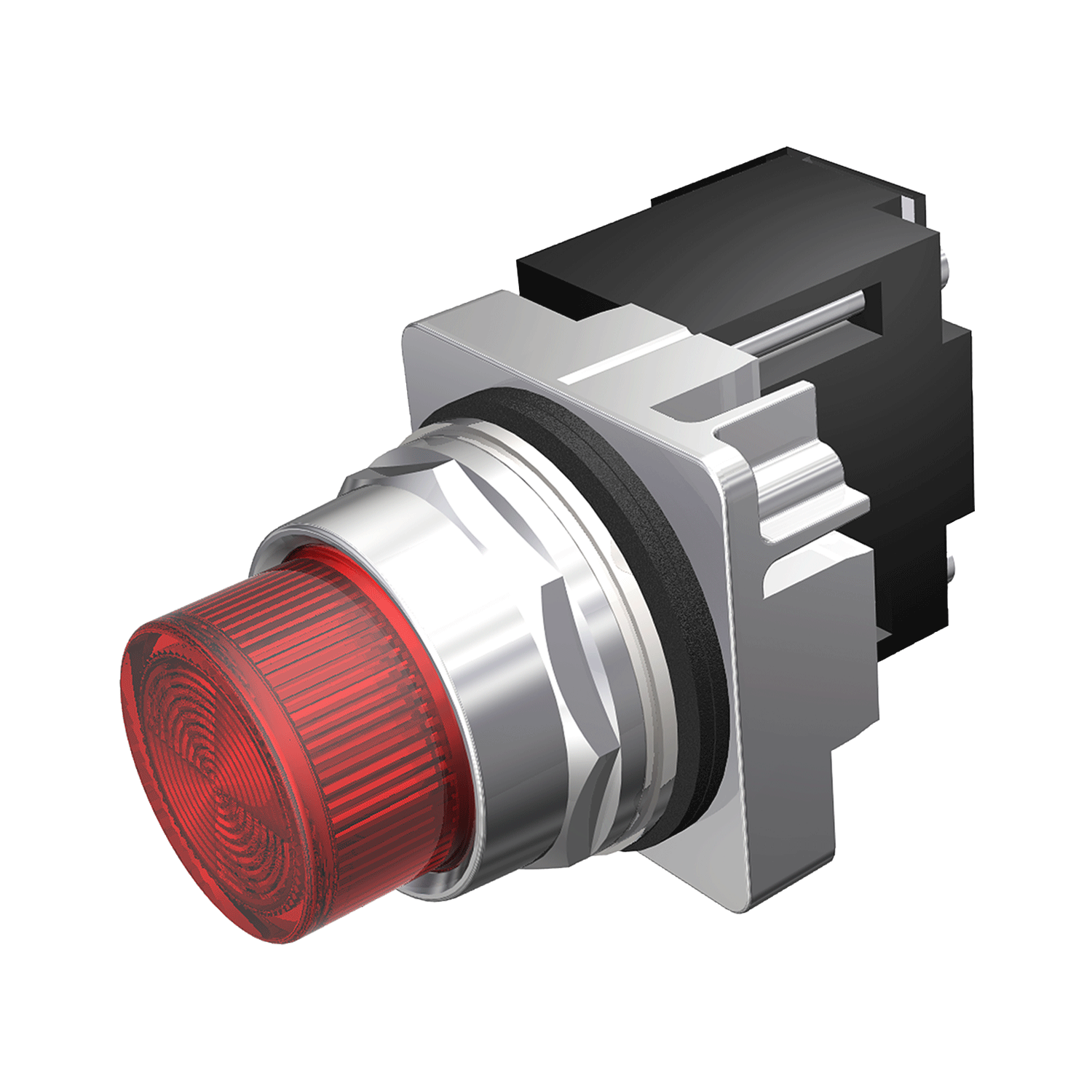 Imagen de LUZ PILOTO ROJA 30MM INCANDESCENTE 120V AC/DC NEMA 3R, 4X, 12