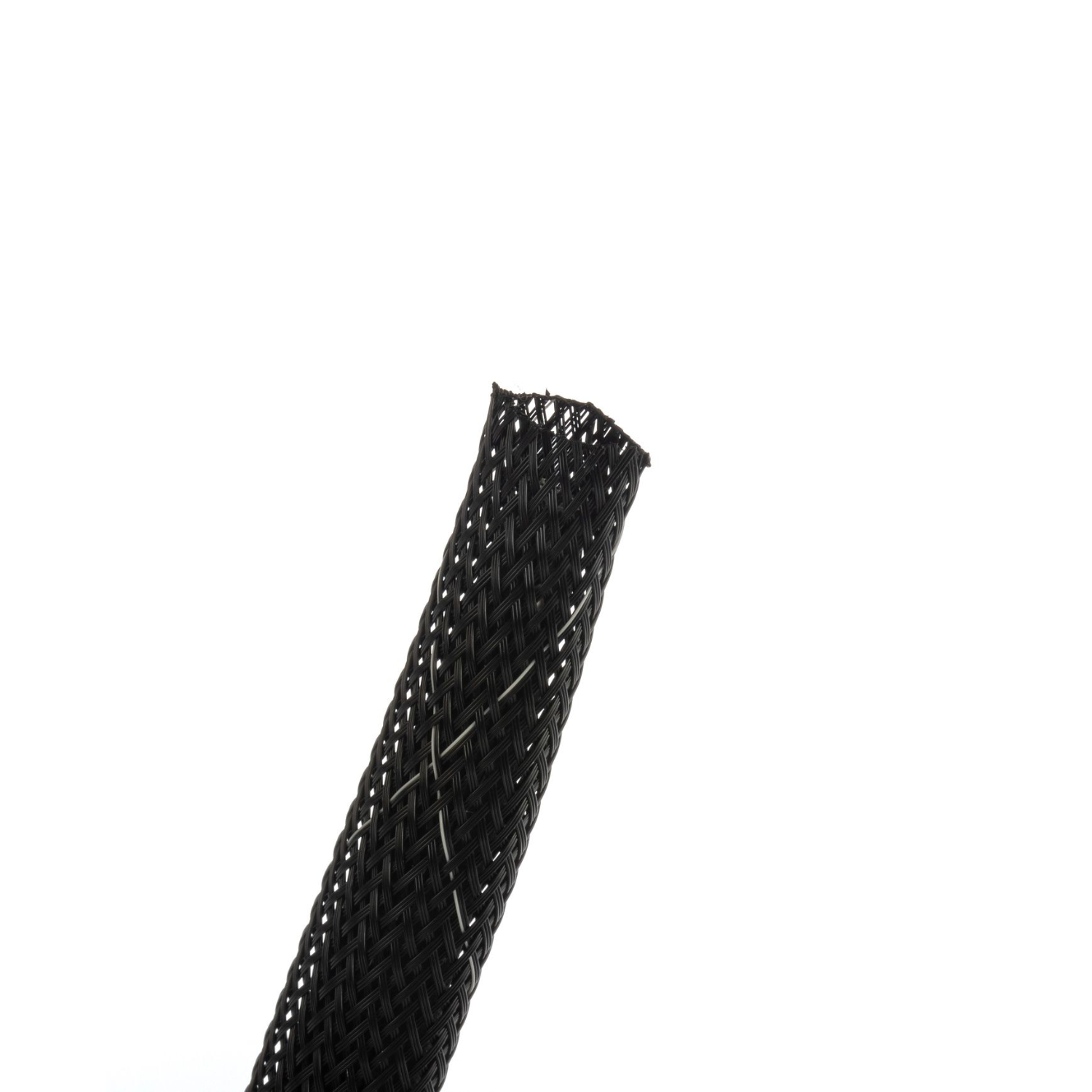 Imagen de FUNDA/MANGA EXPANDIBLE TRENZADA PLASTICO PET DIAMETRO 6.4 A 19.1MM, ROLLO 30.5M COLOR NEGRO PANDUIT