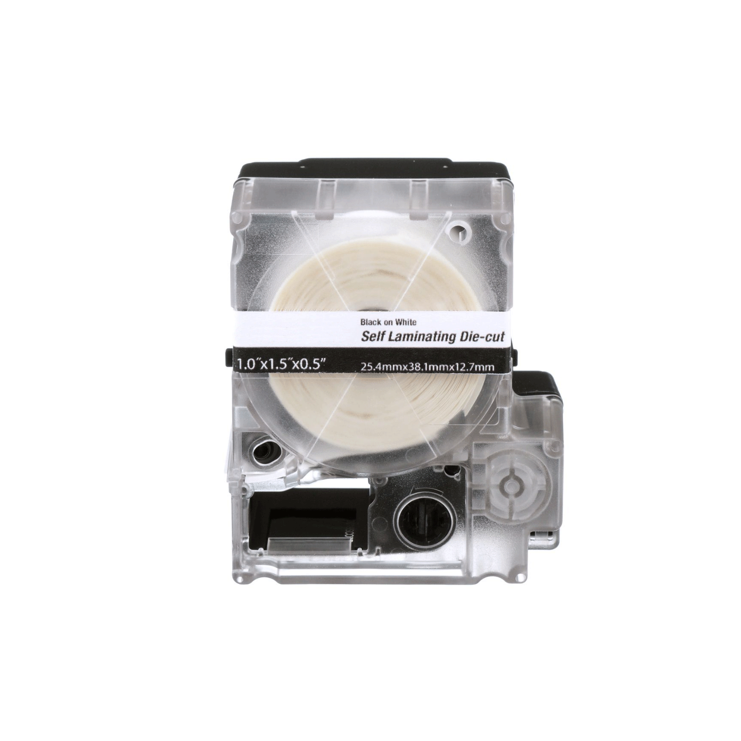 Imagen de CARTUCHO ETIQUETA AUTOLAMINADA 1” X 4” NEGRO SOBRE BLANCO 70 PZS. PANDUIT