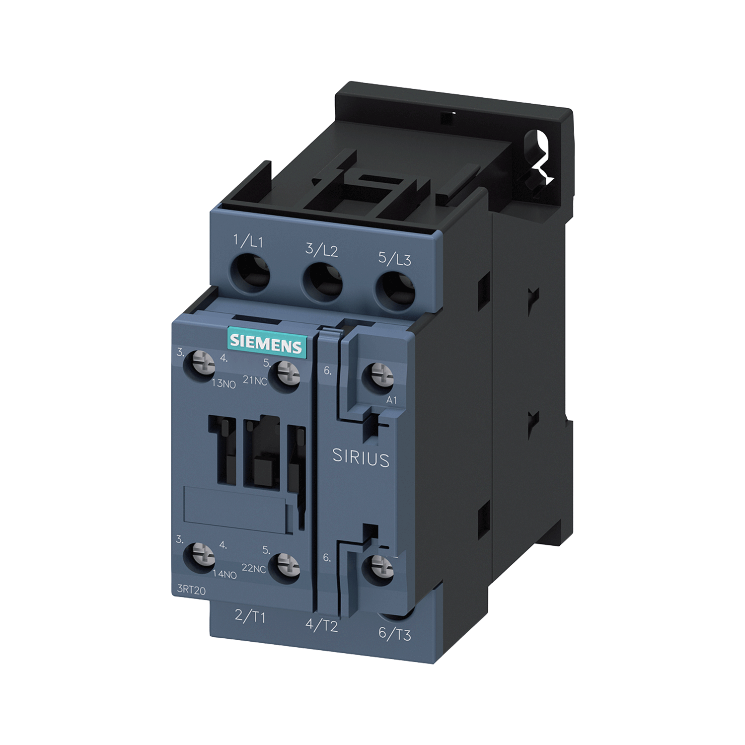 Imagen de CONTACTOR SIRIUS 3RT2023 S0 3HP 220V, 5HP 440V, 9A BOBINA 220V AC 1NA+1NC