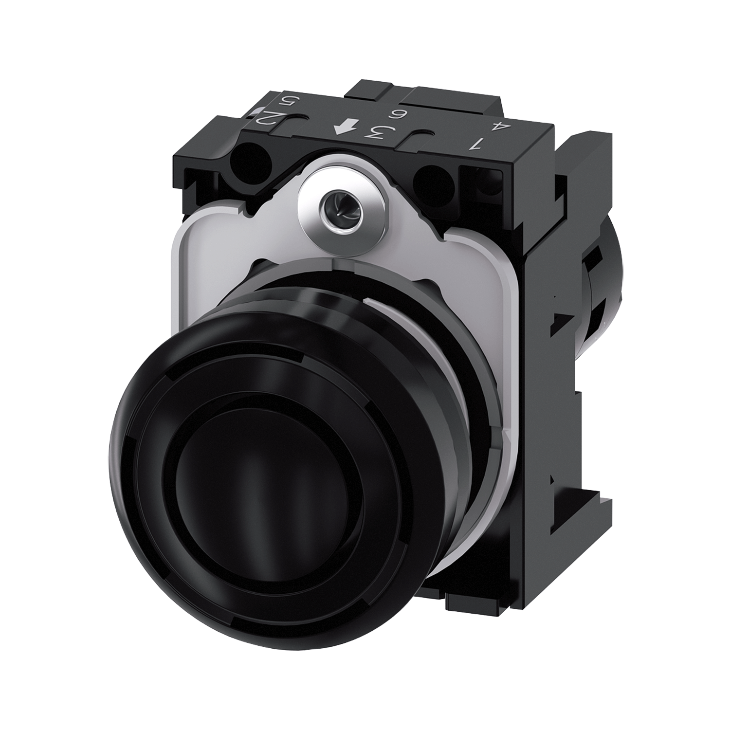 Imagen de AVISADOR ACUSTICO 22MM REDONDO PLASTICO NEGRO TONO CONTINUO 2,4KHZ, 24 AC/DC IP65
