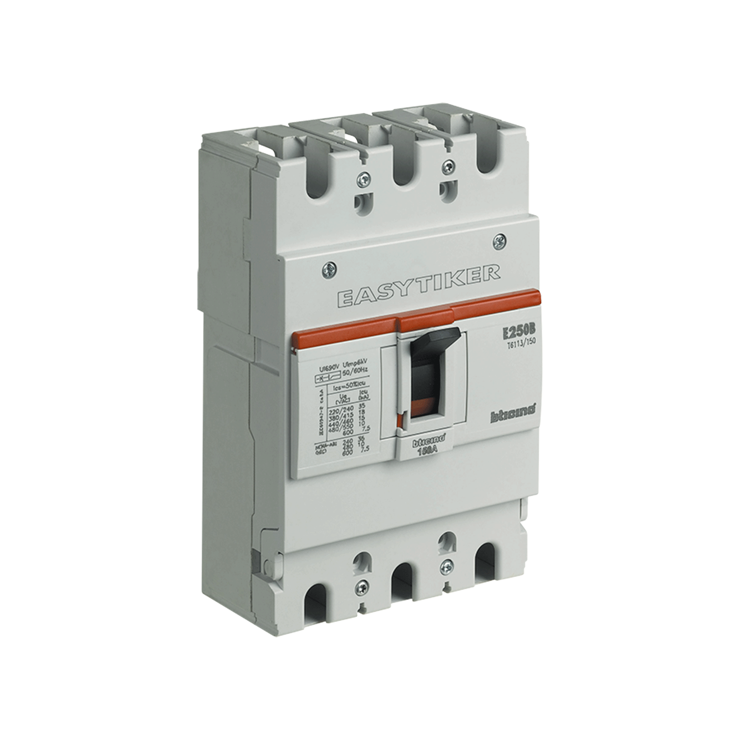 Imagen de INTERRUPTOR E250H 3X150A 65KA/220, 20KA/480V EASYTIKER