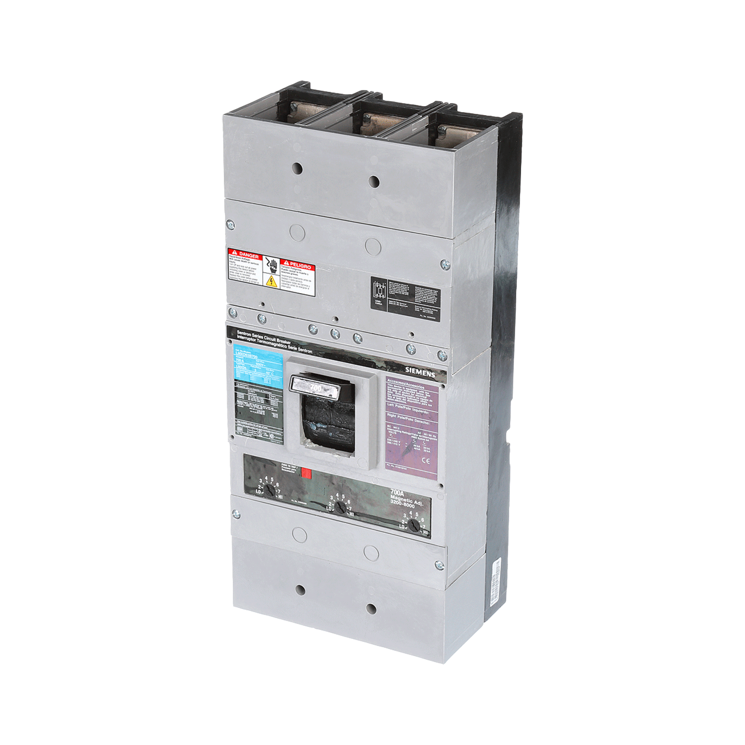 Imagen de INTERRUPTOR LMXD6 3X700A 65KA/240, 50KA/480, 25KA/600V